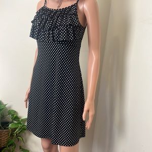 Sweet Storm with Straps Polka Dot Dress. Size Small